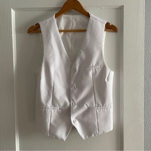 White Tailored Vest
